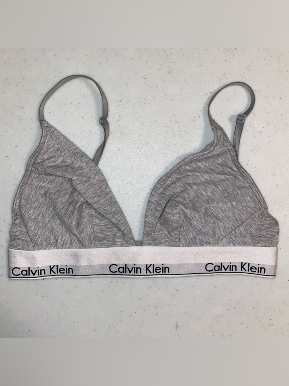 Calvin Klein Heather Gray Bralette - Picture 9 of 9
